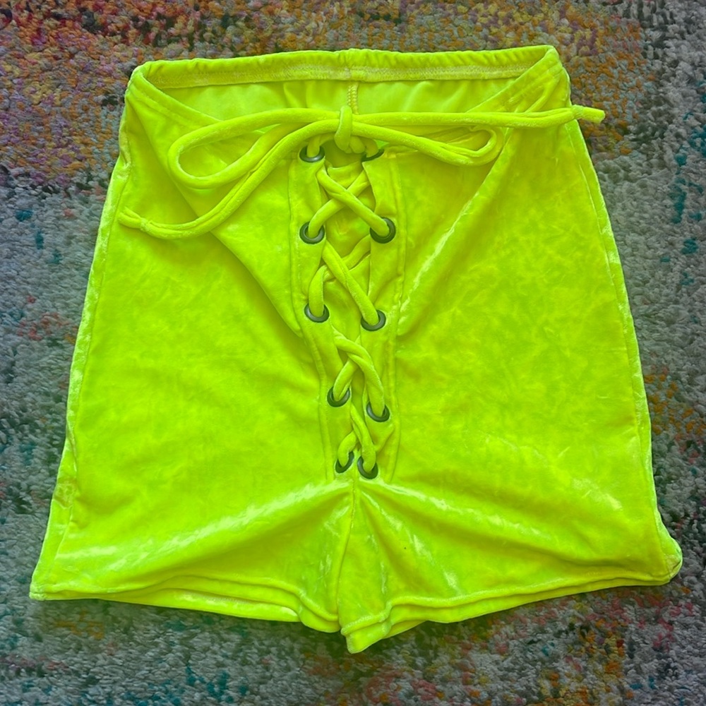 Velvet Festival Shorts / Hot Pants / Brat Girl Summer  XS - XXS